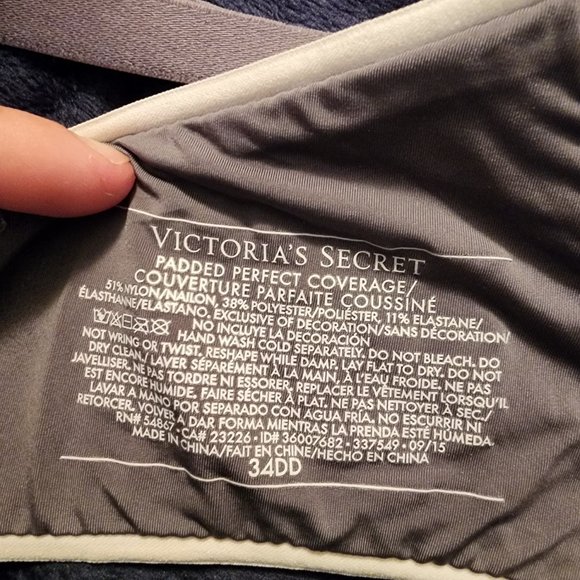 Victoria's Secret padded perfect coverage bra 34DD - Picture 2 of 2